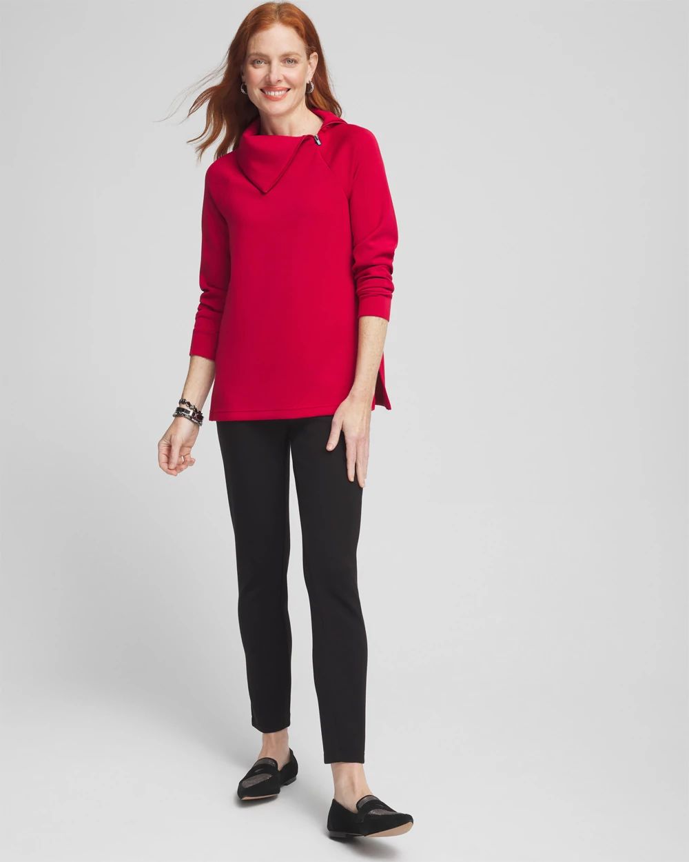 Zenergy® Scuba Zip Neck Tunic | Chico's
